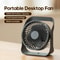 Portable Mini Fan Circulator Quiet Air Cooler Wireless Desktop Wall Ceiling Fan With Hook 0
