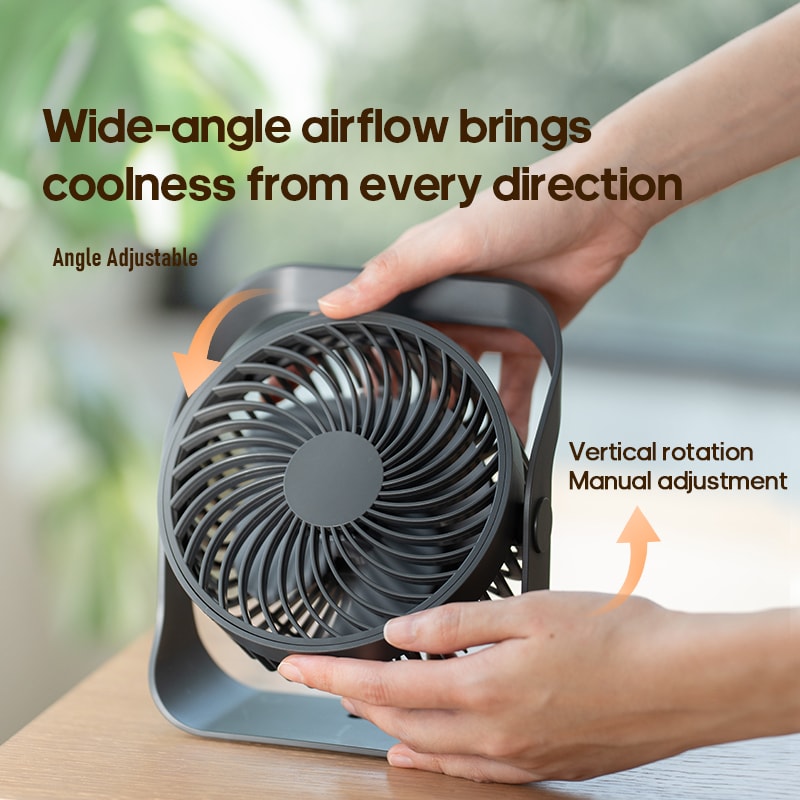 Portable Mini Fan Circulator Quiet Air Cooler Wireless Desktop Wall Ceiling Fan With Hook 4