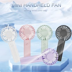 usb rechargeable mini fan, portable handheld fan, cooling desktop air cooler