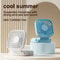 Portable Hanging Neck Fan, Mini Handheld Fan, Foldable Fan, USB Rechargeable Turbine Fan