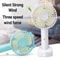 USB Rechargeable Mini Fan Handheld Portable Desktop Air Cooler For Travel And Outdoor Use 3