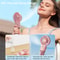 Mini Handheld Mist Fan with Humidifier, Portable USB Rechargeable Fan, Water Spray Handheld Fan for Personal Cooling