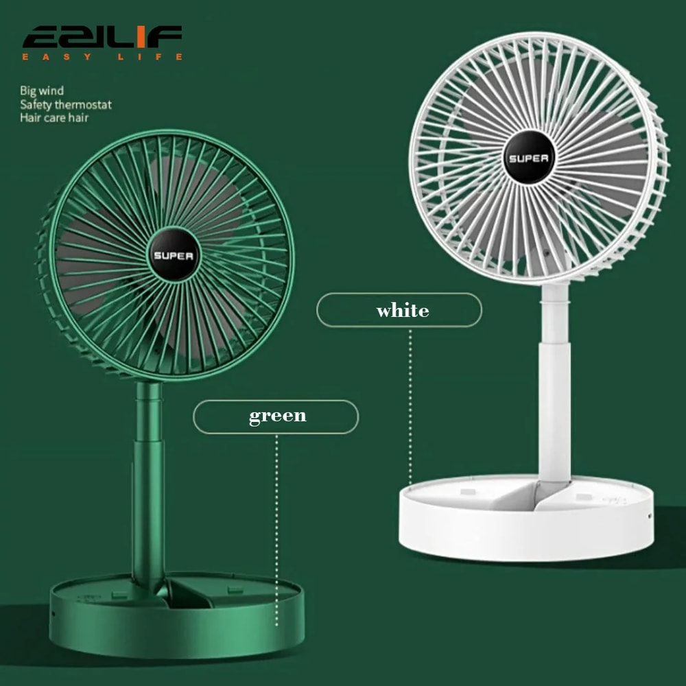 Portable USB Foldable Mini Desktop Fan With Long Endurance Ideal For Dorms Workspaces 0