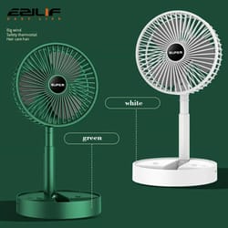 portable usb foldable mini desktop fan with long endurance, ideal for dorms & workspaces