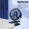 Rechargeable Mini Clip Fan Convenient And Ultraquiet Handheld Electric Fan Cute Cooling Fan 3