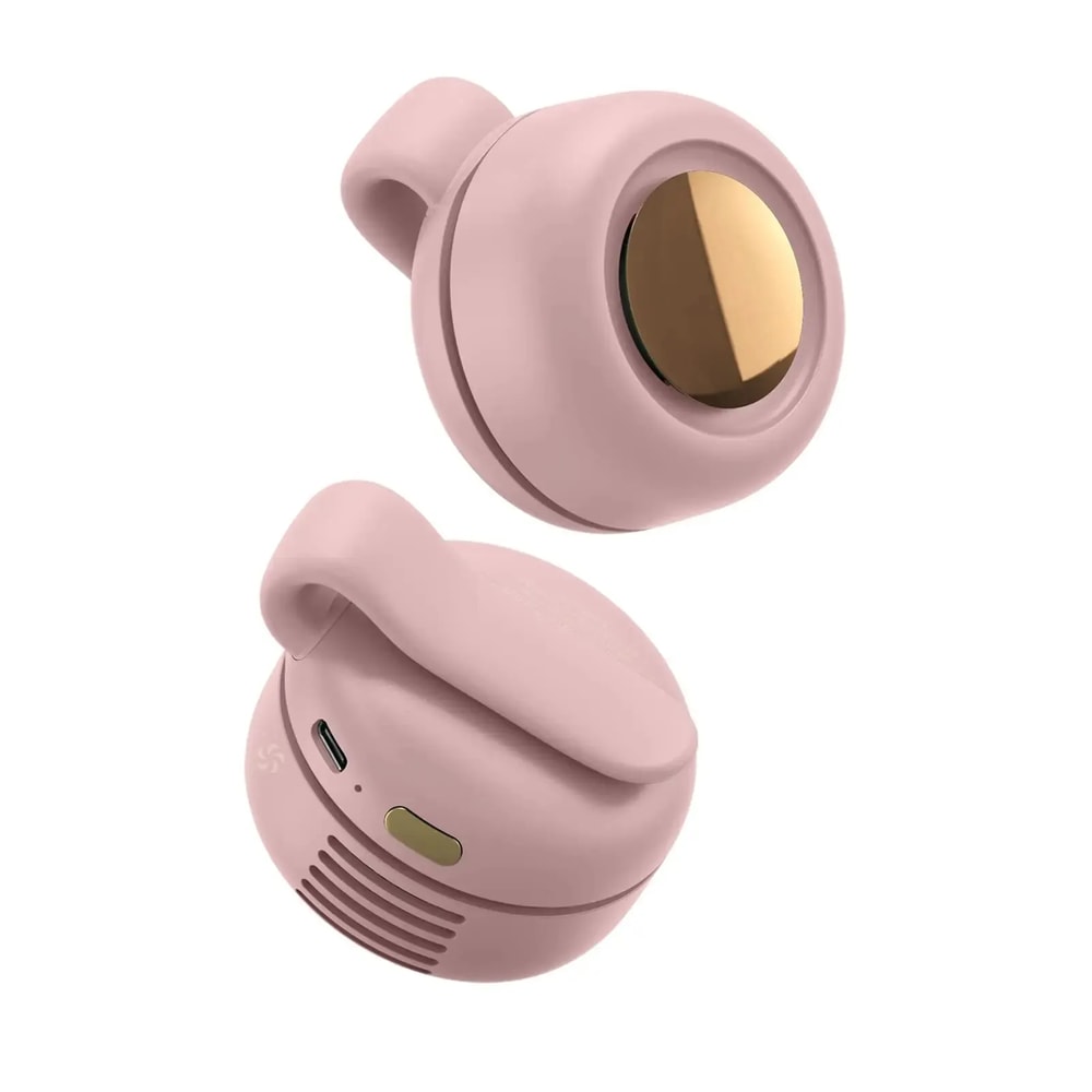 Portable Mini Whirlwind Fan, 3-Speed Snap On Charging Waist Clip, Silent Strong Wind