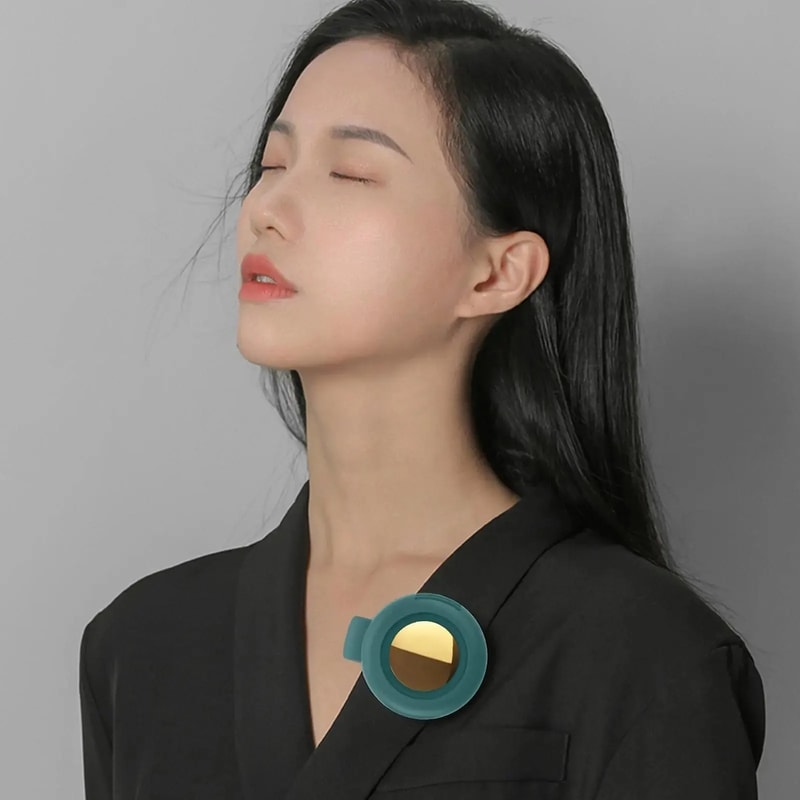 Portable Mini Whirlwind Fan, 3-Speed Snap On Charging Waist Clip, Silent Strong Wind