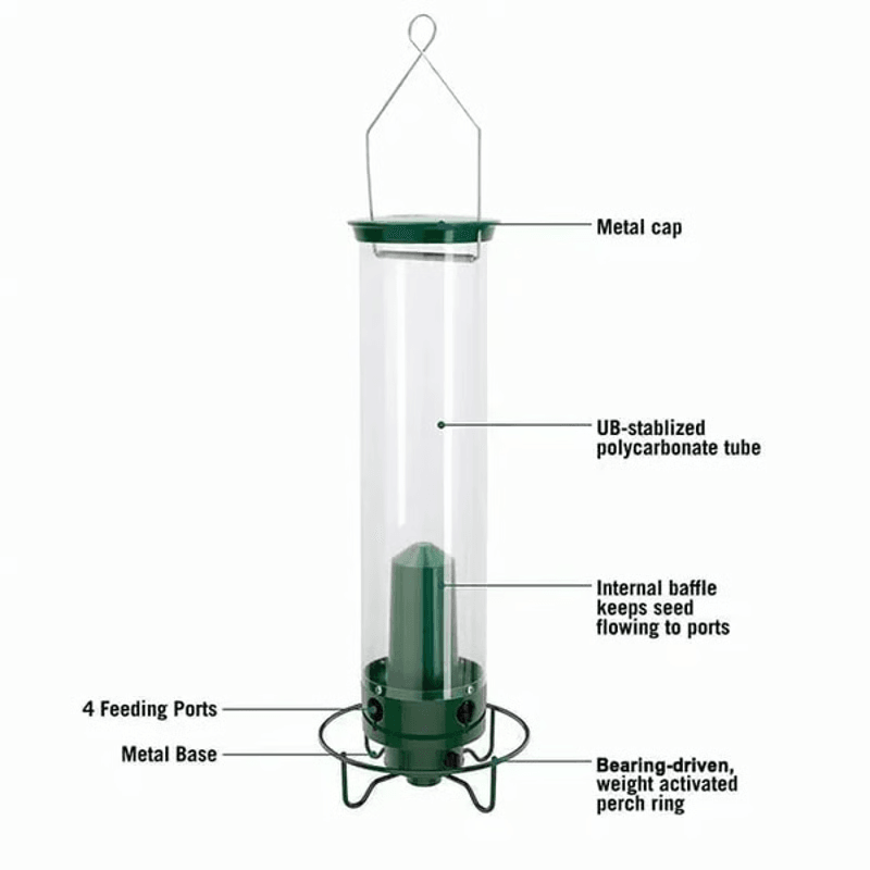 Portable Bird Feeder For Garden Yard Outdoor Wrought Iron Hanging Hummingbird Feeder 10