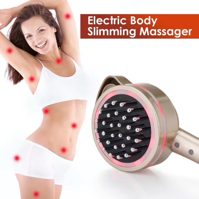 Heating Scraping Massage Anti Cellulite Electric Meridian Brush Body Slimming Fat Burner Microcurre 3