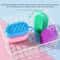 Doublesided Body Scrubber Handheld Silicone Soft Bristles Shower Bath Cleansing Skin Brush 2