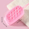 Doublesided Body Scrubber Handheld Silicone Soft Bristles Shower Bath Cleansing Skin Brush 4