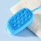 Doublesided Body Scrubber Handheld Silicone Soft Bristles Shower Bath Cleansing Skin Brush 9