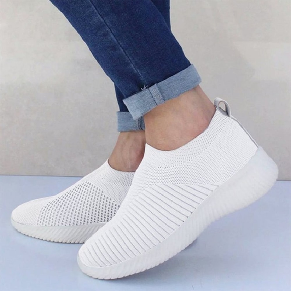 Women Casual Shoes Flat Platform Sneakers Shoes Fashion Sneakers Women Walking Sock Chunky Slip On 7