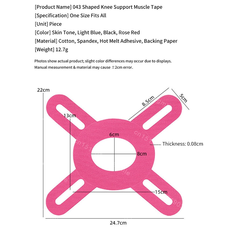 Support Tapes Knee Bandage Waterproof Professional Kinesiology Tape For Knees Pain Relief 5