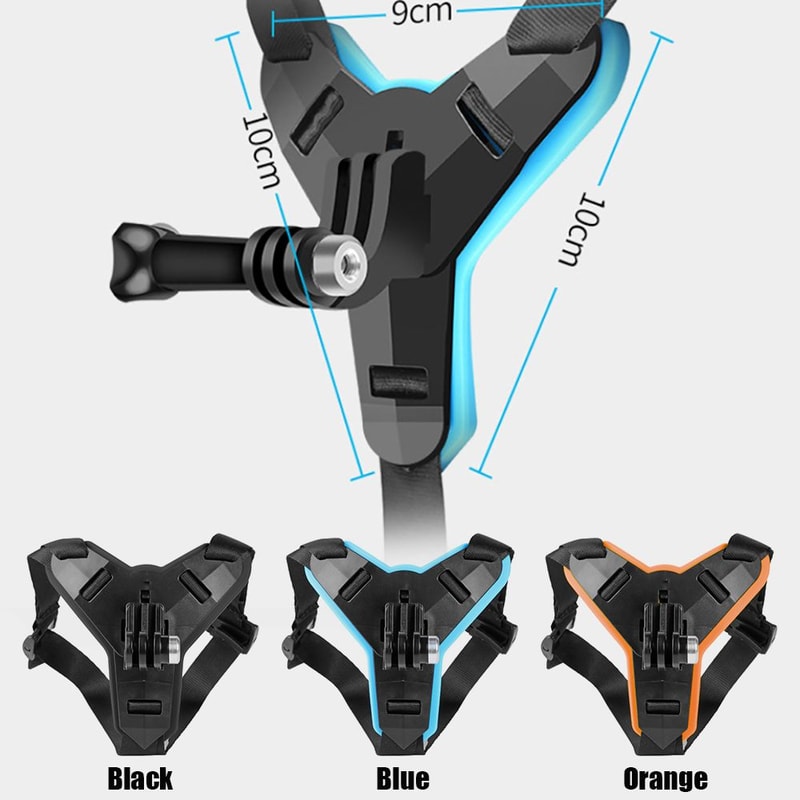 Mount Helmet Chin Stand, Sports Holder Camera Helmet Straps, Motorcycle Full Face For GoPro Hero