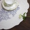 Retro Pattern Silicone Dining Mat Kitchen Table Mat Floral Placemat Waterproof Coffee Pad 4