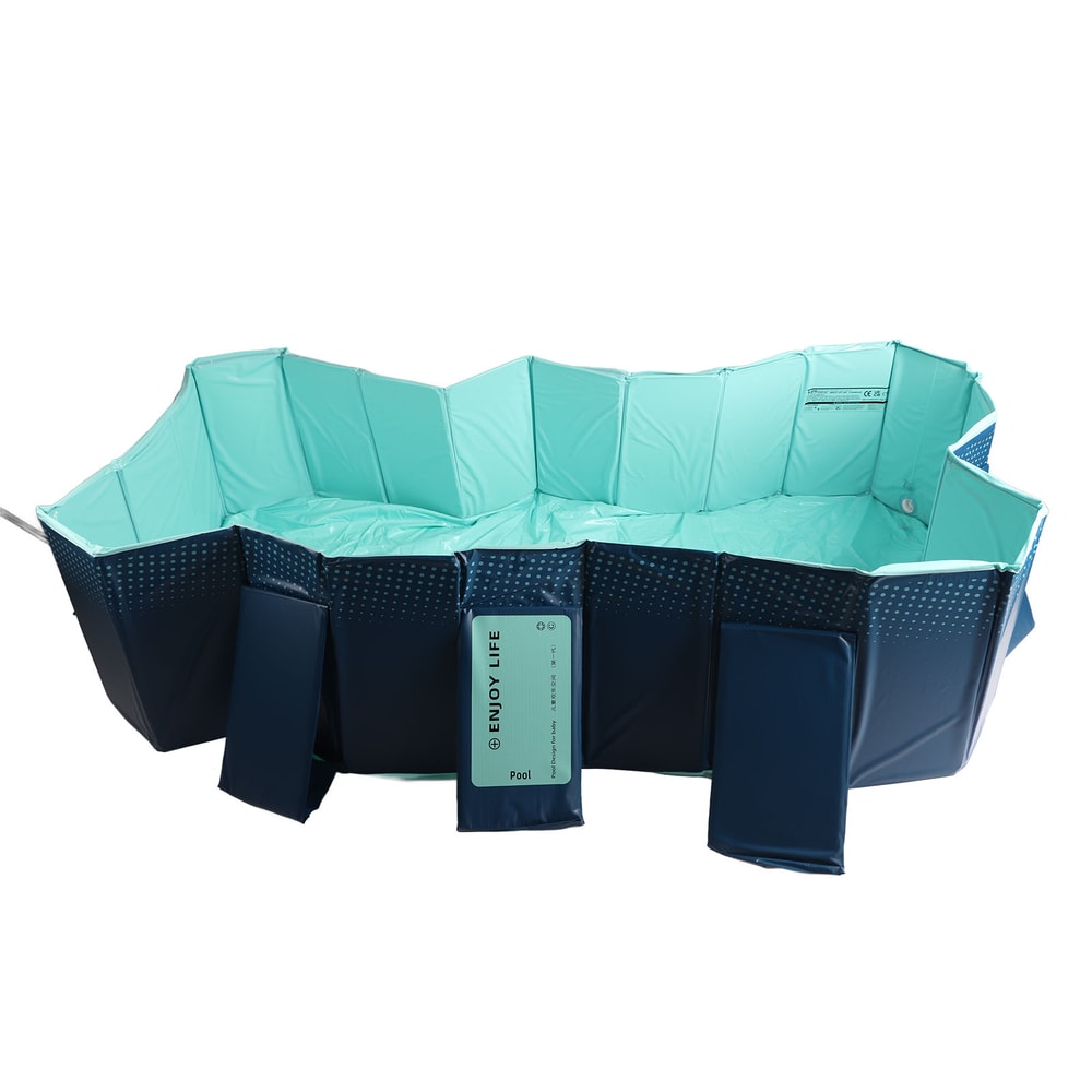 Outdoor Foldable Swimming Pool, Foldable Pool, Folding Oversize Bath Pool Inflation at Home