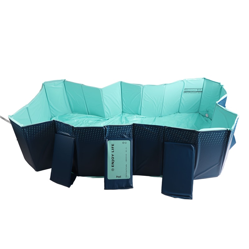 Outdoor Foldable Swimming Pool, Foldable Pool, Folding Oversize Bath Pool Inflation at Home