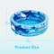Blue Baby Pool For Kids Joyfy Inflatable Kiddie Pool Blow Up 3 Rings Summer Water Party Swimming Po 2