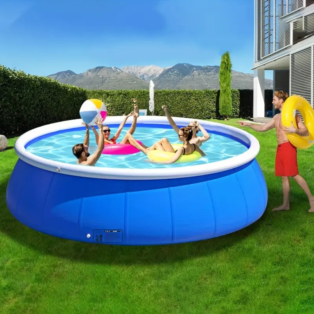 Family Friendly Inflatable Swimming Pool Butterfly Shaped For Outdoor Thickened Material Easy Infla 2