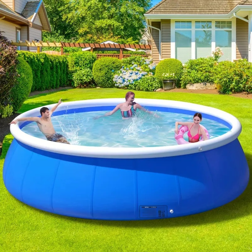 Family Friendly Inflatable Swimming Pool Butterfly Shaped For Outdoor Thickened Material Easy Infla 3