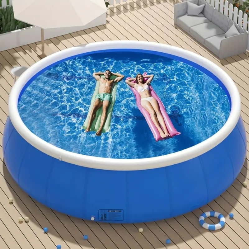Family Friendly Inflatable Swimming Pool Butterfly Shaped For Outdoor Thickened Material Easy Infla 4