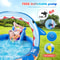 Easy Setup Inflatable Dinosaur Pool With Slide Sprinkler For Backyard Fun 2