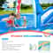 Easy Setup Inflatable Dinosaur Pool With Slide Sprinkler For Backyard Fun 4