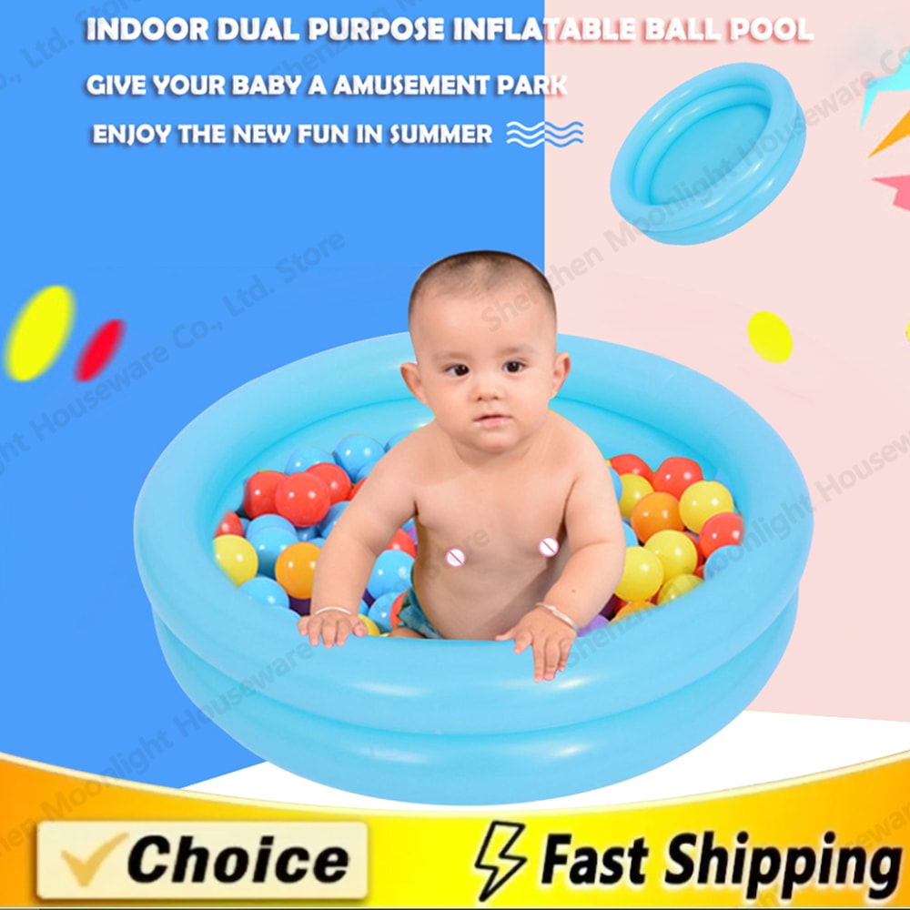 Portable Kids Outdoor Paddling Infant Pool Summer Baby Inflatable Swimming Pool Round Children Bath 1