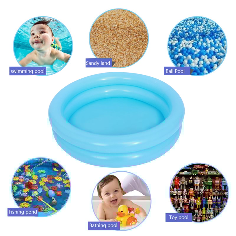 Portable Kids Outdoor Paddling Infant Pool Summer Baby Inflatable Swimming Pool Round Children Bath 3
