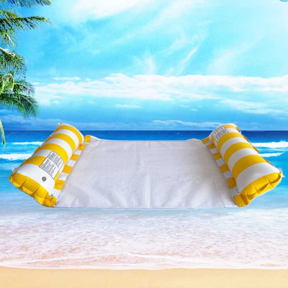 Durable Sunbathing Mattresses, Premium Striped Swimming Pool Loungers, Ideal for Pool Parties & Beach Adventures