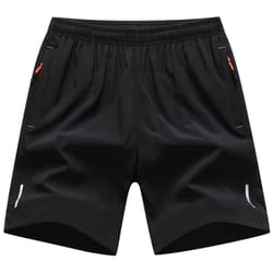 elastic waist sports shorts men, comfortable male clothing, breathable short trousers new