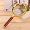 Metal Magnifying Glass 50x HighDefinition Handheld Magnifier For Reading Scientific Use 0