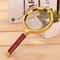 Metal Magnifying Glass 50x HighDefinition Handheld Magnifier For Reading Scientific Use 2