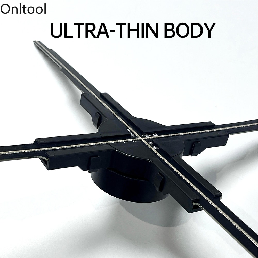 Wifi LED Holographic Player Newest 3D Hologram Fan Projector For Shop Supermarket Advertising 4