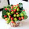 Christmas Berry Potted Plants 9 Heads Artificial Strawberry Fruit For Home Garden Wedding 1