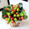 Christmas Berry Potted Plants 9 Heads Artificial Strawberry Fruit For Home Garden Wedding 1