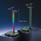 RGB Gaming Headphones Stand Holder, Wireless Charger Base, Non-Slip Rubber Desk Organizer