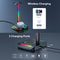 RGB Gaming Headphones Stand Holder, Wireless Charger Base, Non-Slip Rubber Desk Organizer