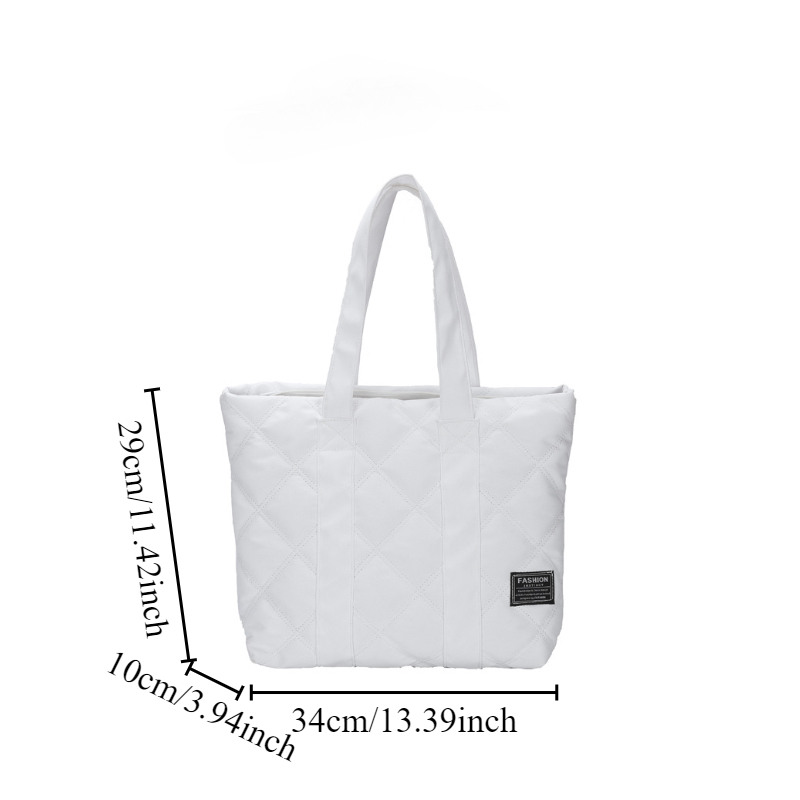 New Shoulder Bag, Fashionable Large Capacity Nylon Cloth Women's Handbag for Street Trends