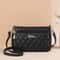 Fashionable Leather Crossbody Bag Zipper Shoulder Bag For Women Large Capacity Embroidery Handbag 3
