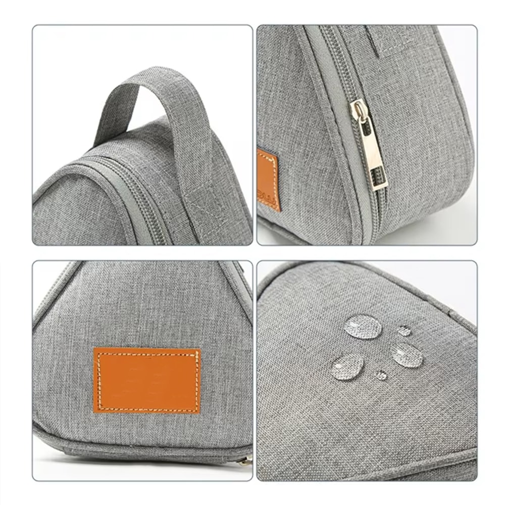 Portable Triangle Insulation Lunch Bag Insulated For Rice Milk Sandwich Keep Food Warm Cool 3