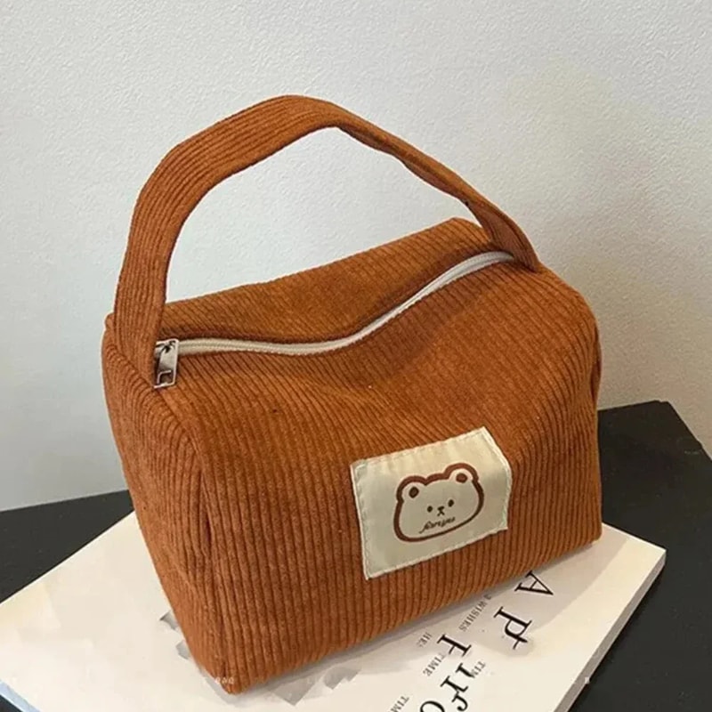 Plush Womens Cosmetic Bags Soft And Comfortable Summer Handbag With Handle 4