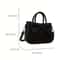 Stylish Daily Shoulder Crossbody Bag With Golden Hardware And Elegant Black Bow 4