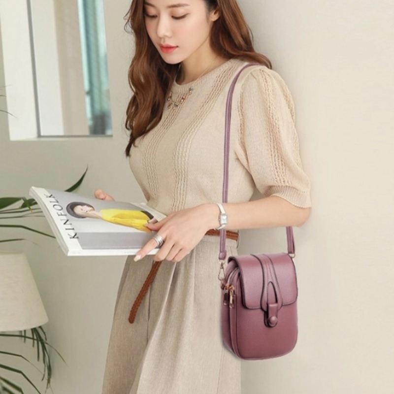 New Womens OneShoulder Crossbody Bag Womens Bag Mobile Phone Bag Fashionable And Versatile 0