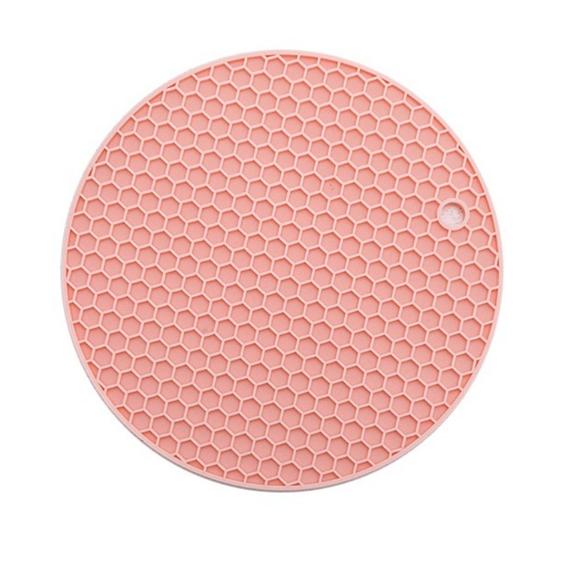 Heatresistant Silicone Anti Scalding Mat Pot Rack Anti Slip Circular Silicone Mat For Household Kit 6
