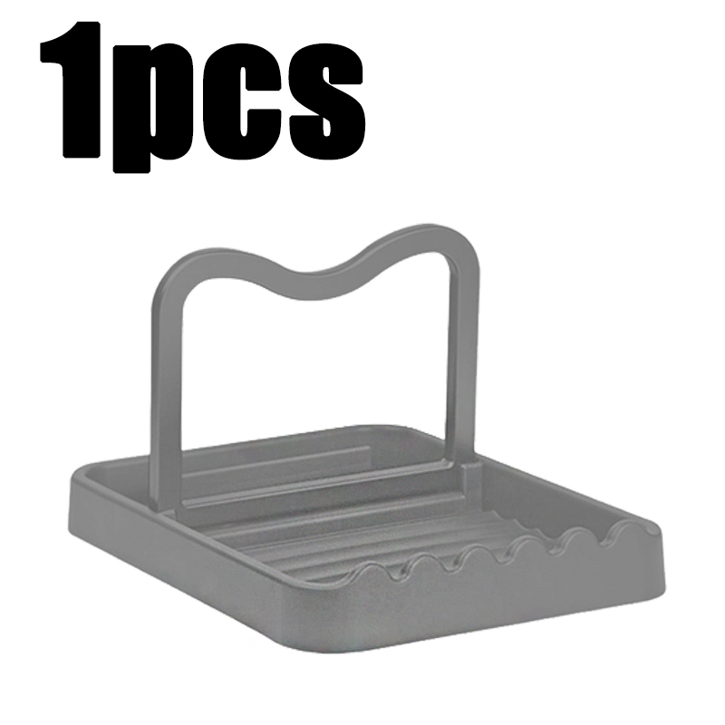 Multifunctional Pot Lid Holder Kitchen Pot Lid Storage Rack Heat Resistant Spoon Shovel Holder Anti 6