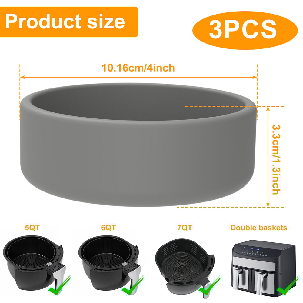 Silicone Non Stick Egg Pan Mold Air Fryer Egg Boiler Oven Safe Microwave Friendly 5