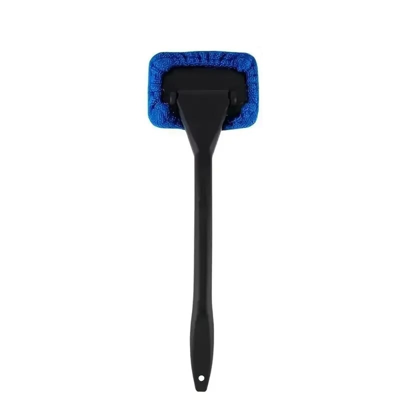 Car Window Cleaning Brush Kit Windshield Wash Tool With Long Handle For Interior 2