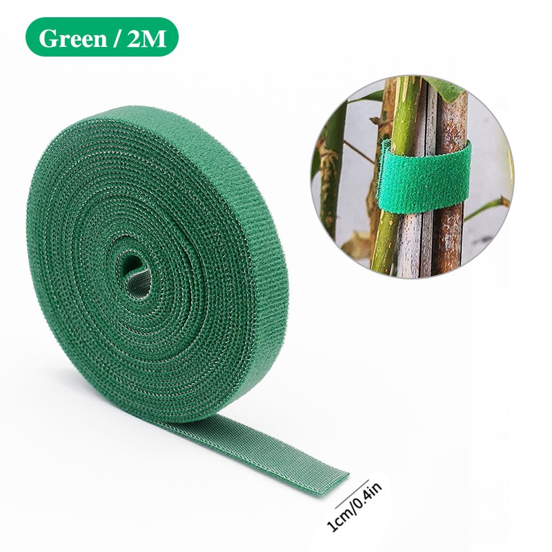 Nylon Garden Twine Plant Ties Bamboo Cane Wrap Support With Garden Hook Loop 6